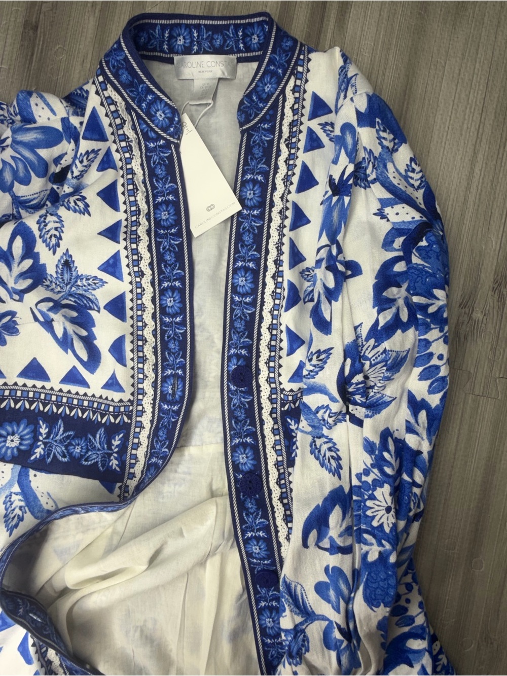 Caroline Constas Floral Tapestry
Midi Dress Size XS Blue White
Mediterranean - Picture 11 of 11